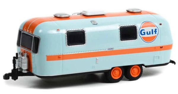 GREEN34120-B - Caravane Airstream 2 Essieux 1971 GULF de la série HITCHED Homes sous blister - 1