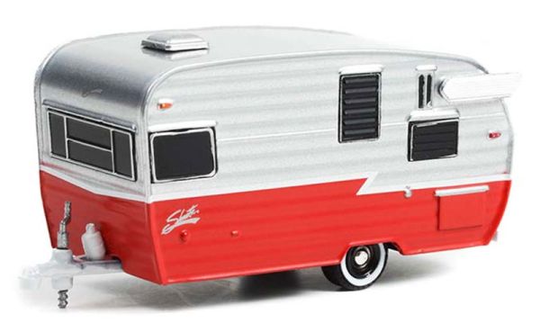 GREEN34120-F - Caravane Shasta Airflyte 1962 de la série HITCHED Homes sous blister - 1