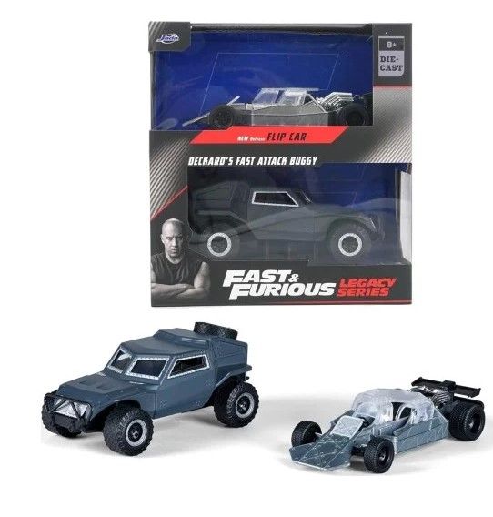 JAD34253 - 2 Véhicules Fast & Furious – Flip Car et Buggy - 1