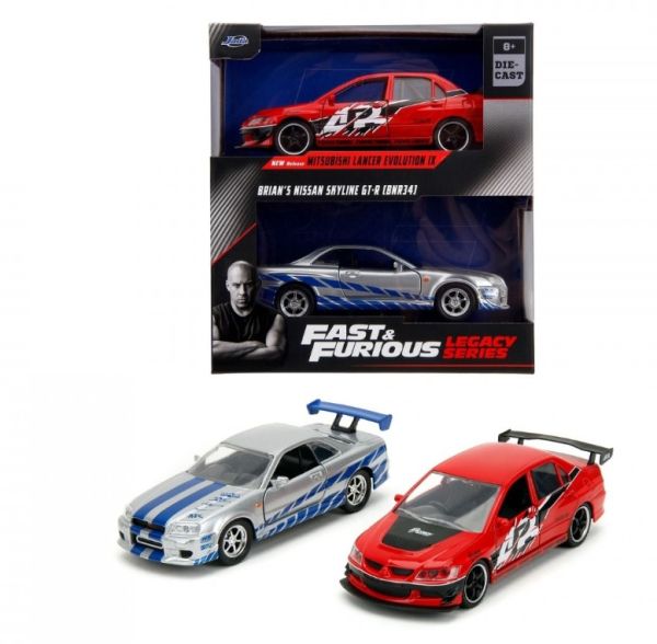 JAD34256 - NISSAN Skyline GTR et MITSUBISHI Lancer EVO Fast & Furious - 1