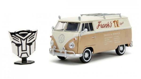 JAD34264 - VOLKSWAGEN Beetle BUS beige avec Badge TRANSFORMERS - 1