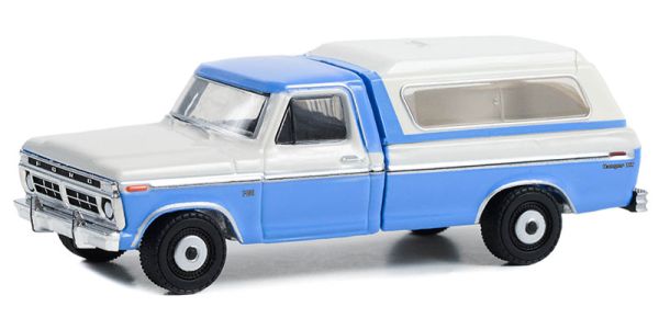 GREEN35260-B - FORD F-100 Ranger XLT camper 1975 de la série BLUE COLLAR sous blister - 1