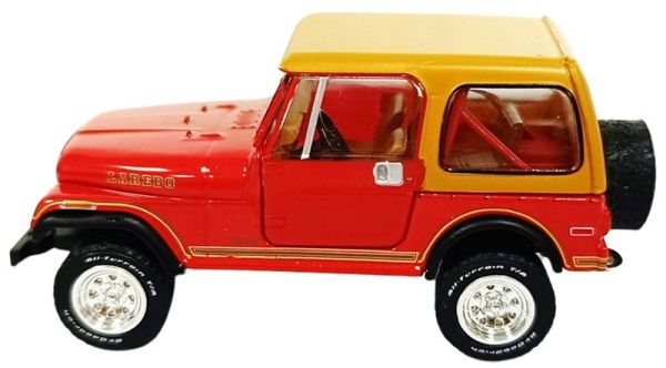 GREEN35310-E - JEEP CJ-7 Laredo 1980 Rouge de la série ALL-TERRAIN sous blister - 1