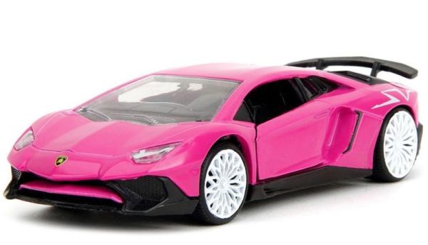 JAD35362 - LAMBORGHINI Aventador SV  Rose PINK SLIPS - 1