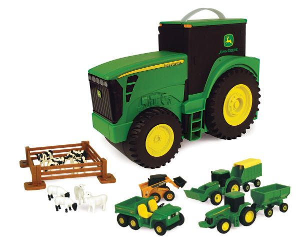 T35747A - Valisette JOHN DEERE avec tracteurs et accessoires - 1