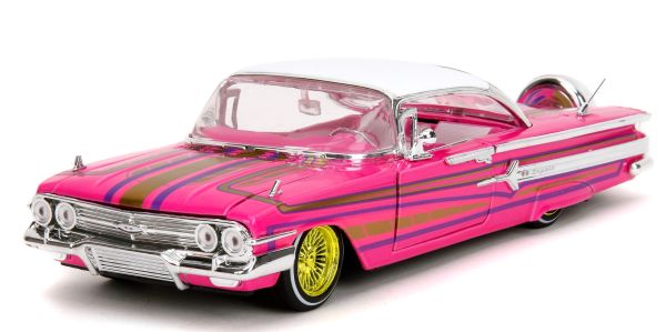 JAD35984 - CHEVROLET IMPALA 1960 Rose - PINK SLIPS - 1
