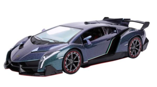JAD36012 - LAMBORGHINI Veneno Changing Bleu PINK SLIPS - 1