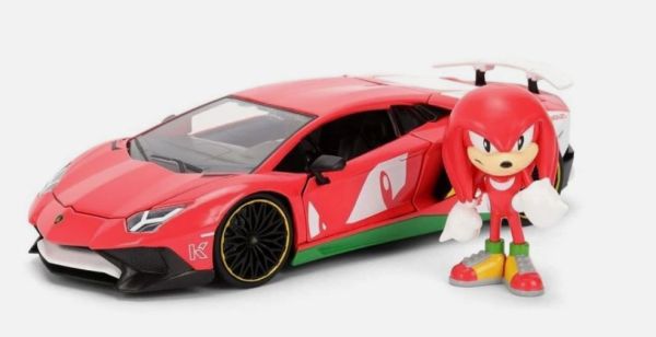 JAD36264 - LAMBORGHINI Aventador SV avec figurine KNUCKLES - SONIC - 1