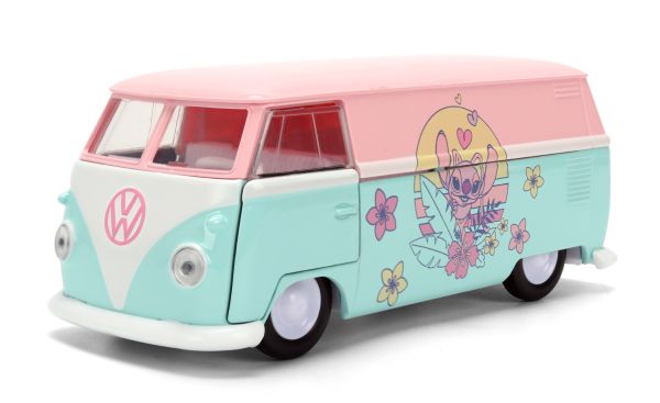 JAD36358 - VOLKSWAGEN Bus Angel 1961 bleu et rose DISNEY STITCH - 1