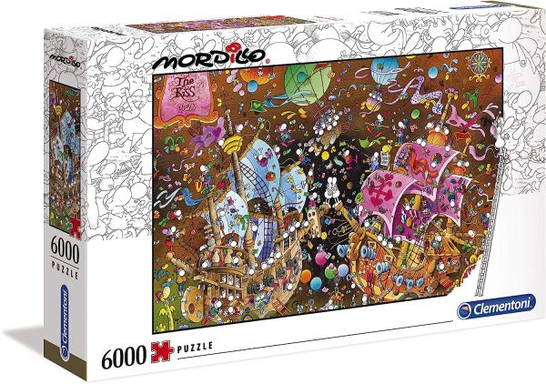 CLE36527 - Puzzle 6000 pièces Le Baiser MORDILLO - 1