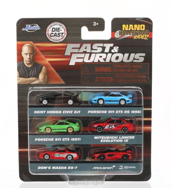 JAD36578 - 6 Véhicules Nano - FAST and FURIOUS - 1