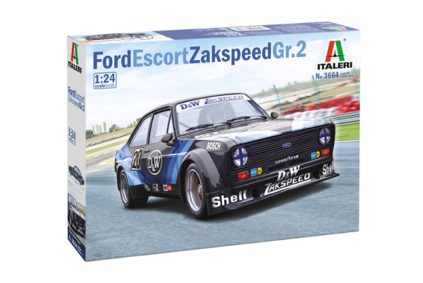 ITA3664 - FORD Escort Zakspeed  Gr.2 #20 à assembler et à peindre - 1