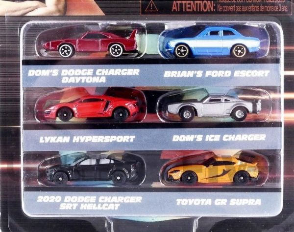 JAD36680 - Pack de 6 voitures FAST & FURIOUS - 1