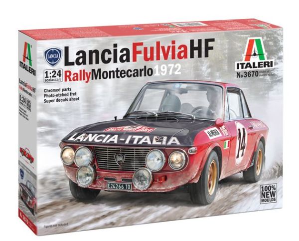 ITA3670 - LANCIA Fulvia HF #14 Rallye de Monte Carlo 1972 à assembler et à peindre - 1