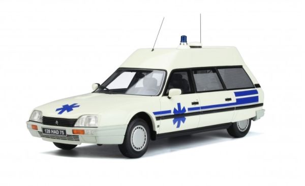 OT367 - CITROËN CX BREAK ambulance QUASAR HEULIEZ 1987 blanc - 1