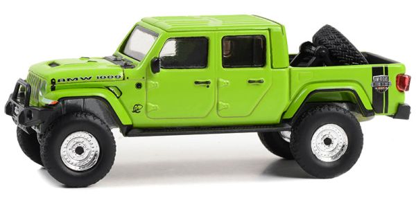 GREEN37290-F - JEEP Gladiator Custom Hellephant 2021 vert de la série BARRETT JACKSON sous blister - 1