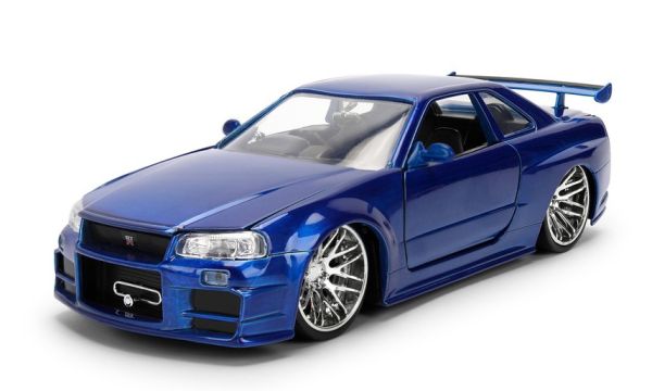 JAD37704 - NISSAN Skyline GT-R 1999 Bleu FAST & FURIOUS - 1