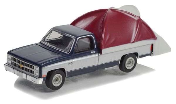 GREEN38030-D - CHEVROLET D-10 Silverado 1982 de la série THE GREAT OUTDOORS sous blister - 1