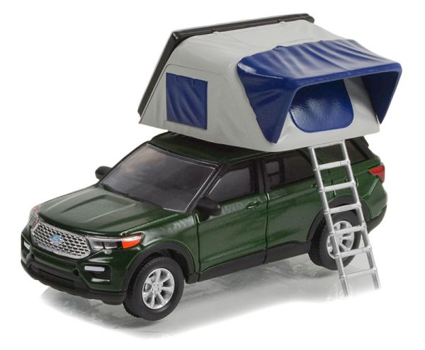 GREEN38030-F - FORD explorer limited 2022 de la série THE GREAT OUTDOORS sous blister - 1