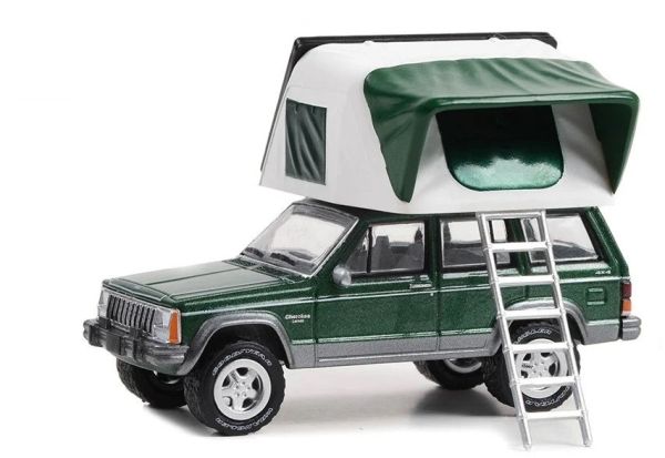 GREEN38050-E - JEEP Cherokee Laredo 1992 vert de la série THE GREAT OUTDOORS sous blister - 1