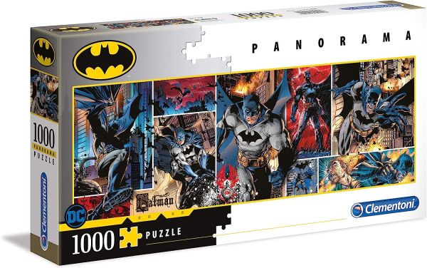 CLE39574 - Puzzle 1000 pièces panorama Dc Comics BATMAN - 1