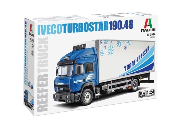ITA3964 - Camion IVECO TurboStar 190.48 4x2 porteur frigo à assembler et à peindre - 1