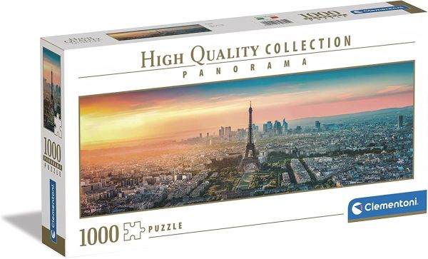 CLE39641 - Puzzle 1000 pièces Panorama Paris - 1