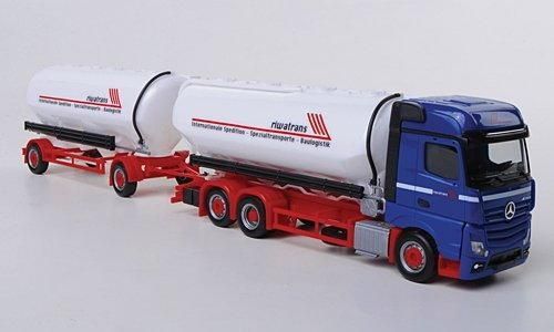 HER301589 - MERCEDES Actros Bigspace porteur avec remorque citerne  RIWATRANS - 1