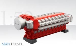 CON98014/01 - Moteur Diesel MAN 18 Cylindres en V Type 48/60B - 1