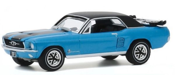 GREEN30171 - FORD Mustang 1967 spécial SkiBleue sous Blister - 1