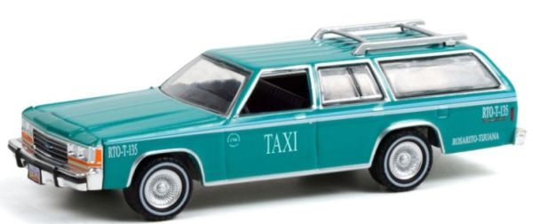 GREEN30225 - FORD LTD Crown Victoria 1991 Mexico Taxi sous Blister - 1