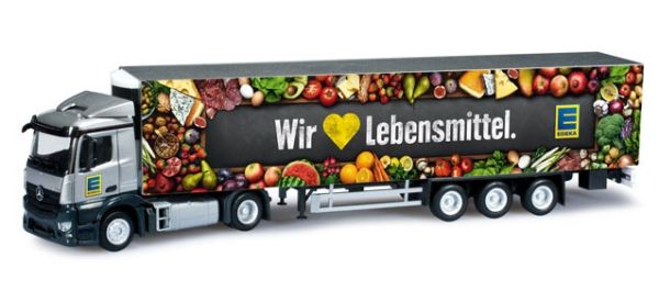 HER302937 - MERCEDES Antos M 4x2 avec remorque frigo EDEKA - 1