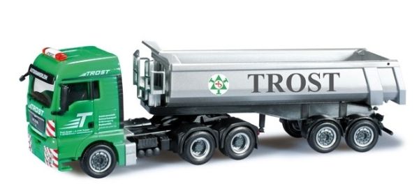 HER302951 - MAN TGX XLX 6x2 avec benne 2 Essieux TROST - 1