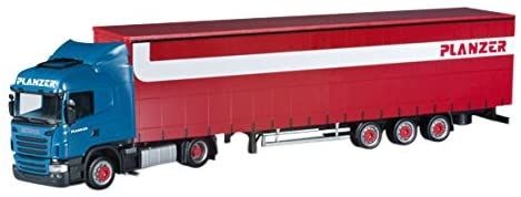 HER303521 - SCANIA R09 Highline 4x2 avec remorque bâchée 3 Essieux PLANZER - 1