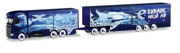 HER309844 - SCANIA CS 20 LZV 6x4 porteur avec remorque 2+3 Essieux EKDAHL / ARCTIC GRIFFIN - 1