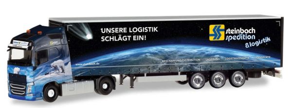 HER309875 - VOLVO FH GL XL 4x2 avec remorque 3 Essieux STEINBACH Logistik - 1