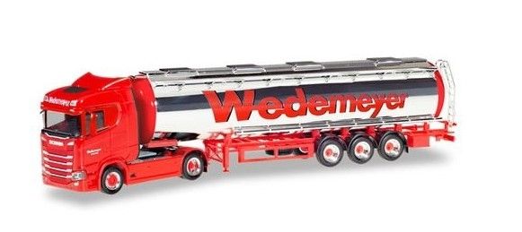 HER310079 - SCANIA CS 20 ND 4x2 avec citerne chromé 3 Essieux WEDEMEYER - 1