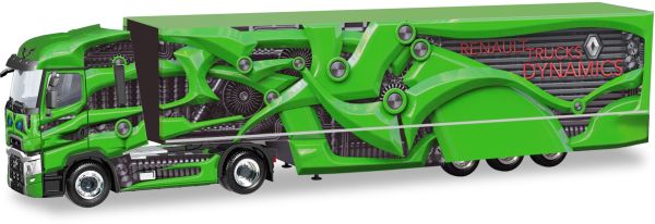 HER310796-002 - RENAULT T 4x2 avec remorque surbaissé 3 Essieux  RENAULT TRUCK Dynamics - 1