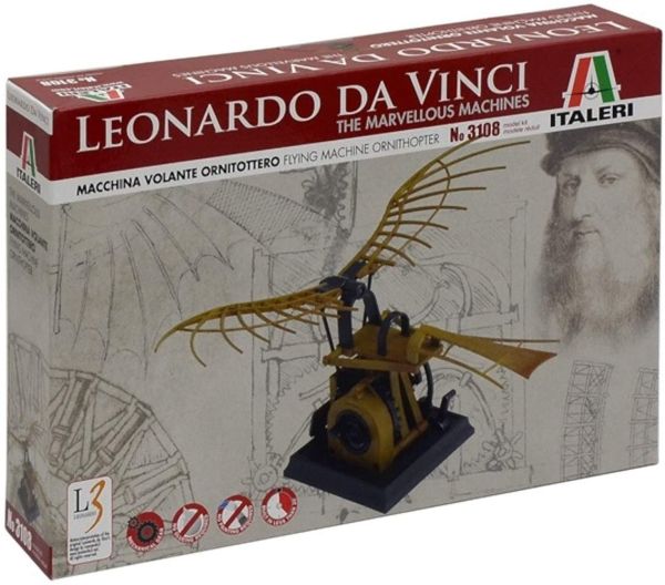 ITA3108 - Machine volante (ORNITHOPTER)à assembler et à peindre - 1