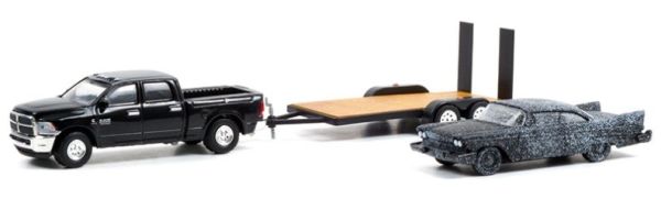 GREEN31120-B - DODGE Ram 2500 2018 avec plateau et PLYMOUTH Fury 1958 du Flim CHRISTINE 1983 sous Blister - 1