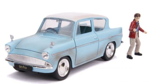 JAD31127 - FORD Anglia Bleue 1959 avec HARRY POTTER - 1