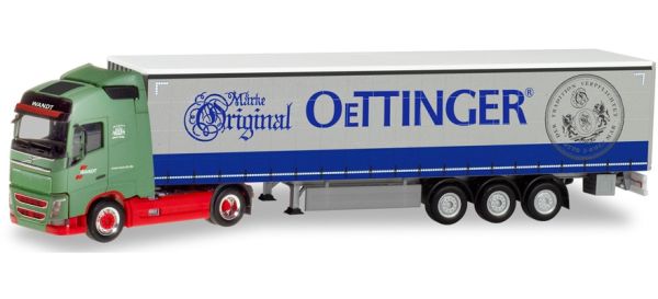 HER311342 - VOLVO FH GL. 4x2 avec remorque bâchée 3 Essieux OETTINGER - 1