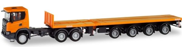 HER311403 - SCANIA CG 6x4 avec remorque extensible Nooteboom 3 Essieux - 1