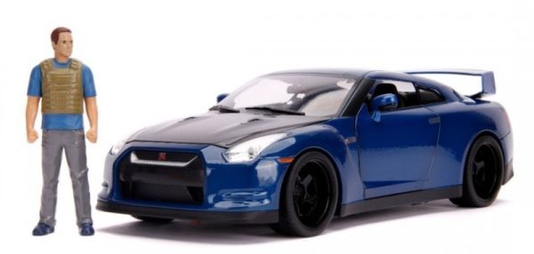 JAD31142 - NISSAN Skyline GT-R R35 FAST AND FURIOUS 7 avec figurine et lumières - 1