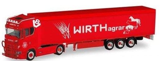 HER311519 - SCANIA CS20 HD 4x2 avec remorque 3 essieux WIRTH AGAR - 1