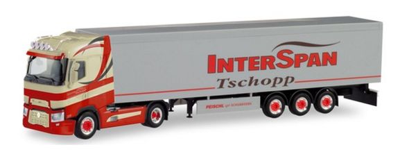 HER311618 - RENAULT T 4x2 avec remorque 3 Essieux Tschopp INTERSPAN - 1