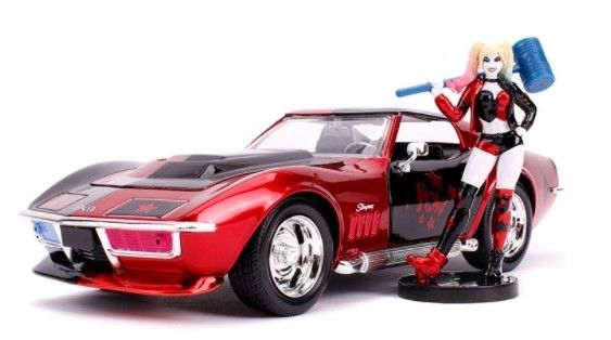 JAD31196 - CHEVY Corvette Stingray 1969 avec HARLEY QUINN - 1