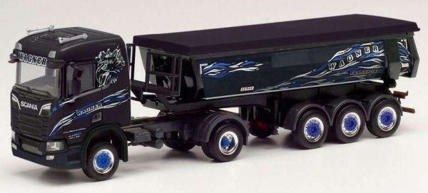 HER311991 - SCANIA CR20 4x2 avec benne bâchée 3 Essieux WAGNER - 1