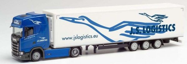 HER312066 - SCANIA SC 4x2 avec remorque frigo 3 Essieux JS Logistics - 1