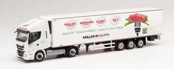 HER312257 - IVECO Stralis Np 4x2 avec remorque frigo 3 Essieux MÜLLER - 1